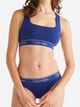 Бюстгальтер без косточек хлопковый Calvin Klein Underwear 212305815 L Синий (1159789823) - изображение 3