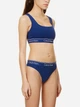 Бюстгальтер без косточек хлопковый Calvin Klein Underwear 212305815 L Синий (1159789823) - изображение 6