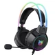 Игровые проводные наушники Onikuma X15 Pro с выдвижным микрофоном, шумоподавлением и LED подсветкой Черный - изображение 1