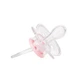 Пустушка силіконова симетрична 0-6м NEWBORN BABY рожева Canpol babies 22/580_pin - изображение 2