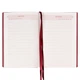 Щоденник А5 Leo Planner недатований "Velvet" бордовий - зображення 6