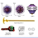 Волчок Infinity Nado Auldey Крэк Босс Адский Призрак Синий (1012-965-00) - изображение 2
