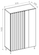 Комод Piemonte Lenart 92x144x44 (PE-05) 157852 - зображення 2