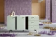 Дводверний комод із ящиками для вітальні Colours Lenart 160x84x41 (CS02) 142942 - зображення 5