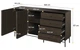 Комод Piemonte Lenart 165x87x44 (PE-07) 157850 - зображення 5
