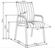 Робочий стілець для офісу Vigor Halmar 53x92x58 (V-CH-VIGOR-FOT) 149374 - изображение 2