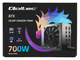Блок питания Qoltec ATX Silent Dragon 700W 80 Plus Gaming (5901878503462) - изображение 3