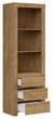 Стелаж Holten Black Red White 68x203.5x42 (S440-REG3S) 147234 - зображення 3