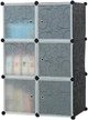 Пластикова шафа-органайзер HCX Storage Cube Cabinet МР 26-31 Чорна - зображення 1