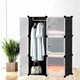 Пластикова шафа-органайзер HCX Storage Cube Cabinet МР 26-31 Чорна - зображення 2