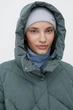 Длинный женский пуховик Finn Flare FWB11066-506 зеленый S - изображение 5