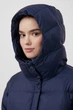 Длинный женский пуховик Finn Flare FAB11046-101 темно-синий 2XL - изображение 4