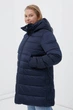 Подовжений стьобаний жіночий пуховик Finn Flare FWB160132-101 Plus Size синій 4XL - зображення 2