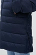 Подовжений стьобаний жіночий пуховик Finn Flare FWB160132-101 Plus Size синій 4XL - зображення 6