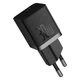 Сетевое зарядное устройство Baseus GaN5 Fast Charger 1C |1Type-C, PD/QC4.0, 30W| Черный - изображение 2