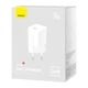 Сетевое зарядное устройство Baseus GaN5 Fast Charger 1C |1Type-C, PD/QC4.0, 30W| Белый - изображение 12
