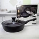 Глубокая сковорода c крышкой и алмазным покрытиемEdenberg EB-3492 26*6.8см - изображение 2