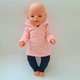Набор одежды для куклы Беби Борн / Baby Born 40 - 43 см худи штаны розовый 8599 - изображение 2