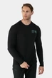 Кофта чоловіча (лонгслів) Avecs 30466/1 3XL (56) Чорний - изображение 6