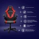 Fotel dla graczy Trust GXT703R RIYE Black/Red (8713439249866) - obraz 12
