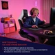 Fotel dla graczy Trust GXT703R RIYE Black/Red (8713439249866) - obraz 13