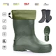 Резиновые сапоги из пены EVA мужские -30 Lemigo Wader 892 р. 47 зеленые - изображение 2