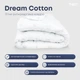 Одеяло ТЕП летнее односпальное 140 x 210 полиэфирное волокно Dream Collection (1-03289_22366) - изображение 3
