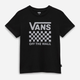 T-shirt damski z nadrukiem Vans VN00050P-BLK1 XS Czarny (196570324513) - obraz 3