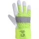 Перчатки защитные кожаные LahtiPro 2724 10(XL) зелено-белые - изображение 2