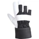 Перчатки защитные кожаные LahtiPro 2725 10(XL) черно-белые - изображение 2