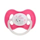 Пустушка силіконова анатомічна 0-6м Bunny & Company рожева Canpol babies 23/268_pin - изображение 1