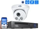 Комплект IP вiдеоспостереження Hiseeu на 1 внутрішню камеру POE 4Мп - зображення 1