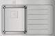 Zlewozmywak TEKA Zenit RS15 1B 1D SilentSmart 780x520x200 mm stal polerowana (115100007) - obraz 1
