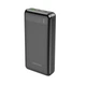 Повербанк Borofone BJ19A + кабель micro-usb (20000 mAh, 20 Вт, QC 3.0, PD,USB Type-A, USB Type-C, micro USB, 3A) - Черный - изображение 1