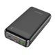 Повербанк Borofone BJ19A + кабель micro-usb (20000 mAh, 20 Вт, QC 3.0, PD,USB Type-A, USB Type-C, micro USB, 3A) - Черный - изображение 2