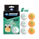 Мячи для настольного тенниса Donic Elite 1* 40+ Plastic (6 шт.) (608511) White+Orange - изображение 1