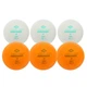 Мячи для настольного тенниса Donic Elite 1* 40+ Plastic (6 шт.) (608511) White+Orange - изображение 4