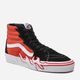 Tenisówki męskie wysokie Vans Sk8 Hi Flame VN0005UJGWP1 41 (8.5US) 26.5 cm Czerwony/Czarny (196571276057) - obraz 2