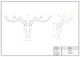 Декоративный мебельный крючок Deer черный - изображение 3