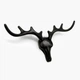 Декоративный мебельный крючок Deer черный - изображение 2