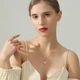Кулон в виде сердца на цепочке "Pink Heart" - изображение 6
