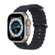 Силиконовый рифлёный ремешок Ocean для Apple Watch 42/44/45/49 mm Темно-серый - изображение 1