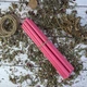 Рожеві воскові свічки 27 см (12шт) - изображение 1