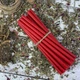 Червоні воскові свічки 21 см (25шт) - изображение 1