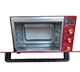 Электрическая печь с конвекцией подсветкой 55 л выпечка пицца GoodGrill GR-5501RC 4 режима 1700 Вт термостат 250 термоизоляция электродуховка настольная мини печка красный/черный дисплей - изображение 4