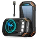 УМБ Solar power bank 20000mAh PN-W23 IPX4 чорний - зображення 1