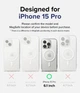 Чехол Fusion Magnetic для iPhone 15 Pro Matte Clear (FMGM737E52) - изображение 17