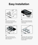 Защитное стекло на камеру Fusion Camera Lens Frame Glass для iPhone 15 Pro Max Black (CM09837RS) - изображение 12