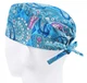 Медицинская шапочка мужская FloralScrubs универсальная принт Индийские огурцы - изображение 2
