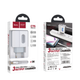 Адаптер HOCO мережевий Type-C cable C75 2USB 2.4A white - зображення 2